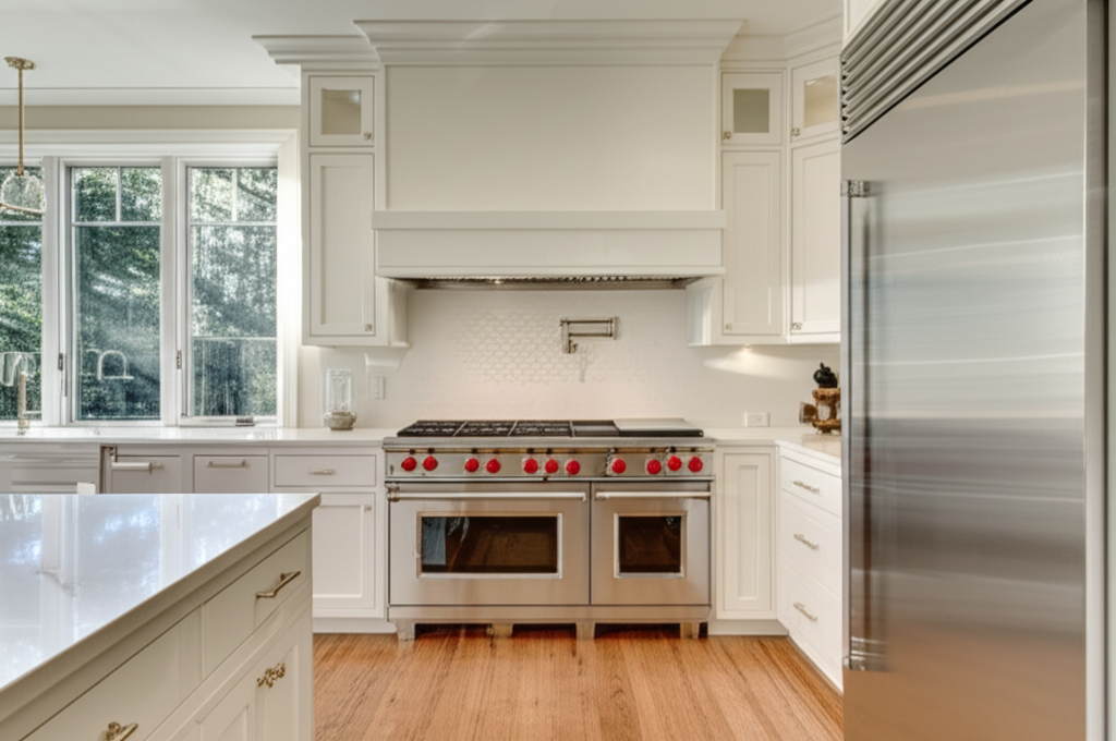 Luxury kitchen with high-end Sub-Zero and Wolf appliances